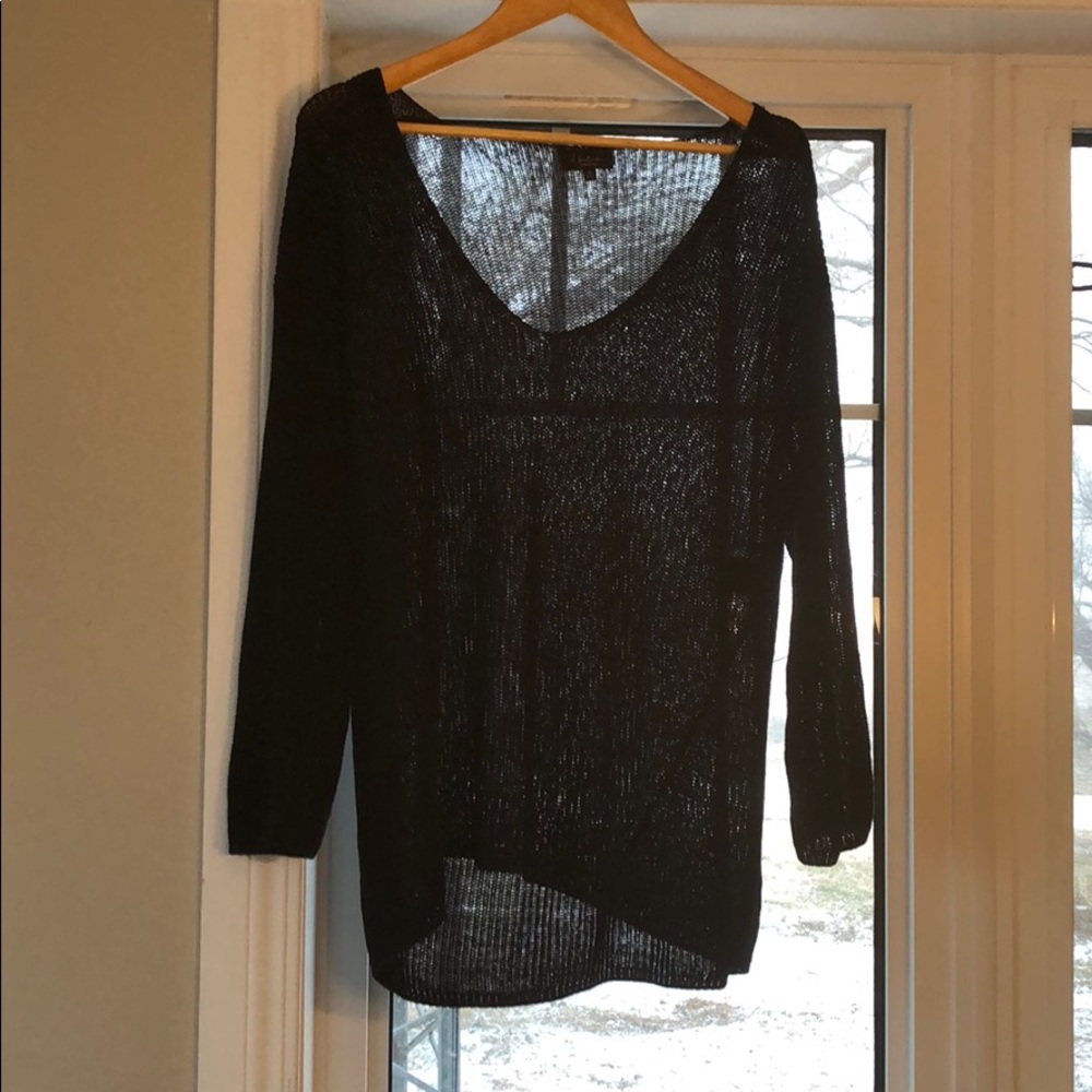 Aritzia Jarrod silk and linen knit sweater